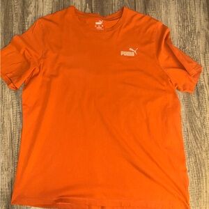 PUMA Men's Bright Orange Tee
